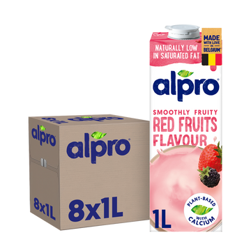 ALPRO DRINK Soja Rode Vruchten 8 x 1L