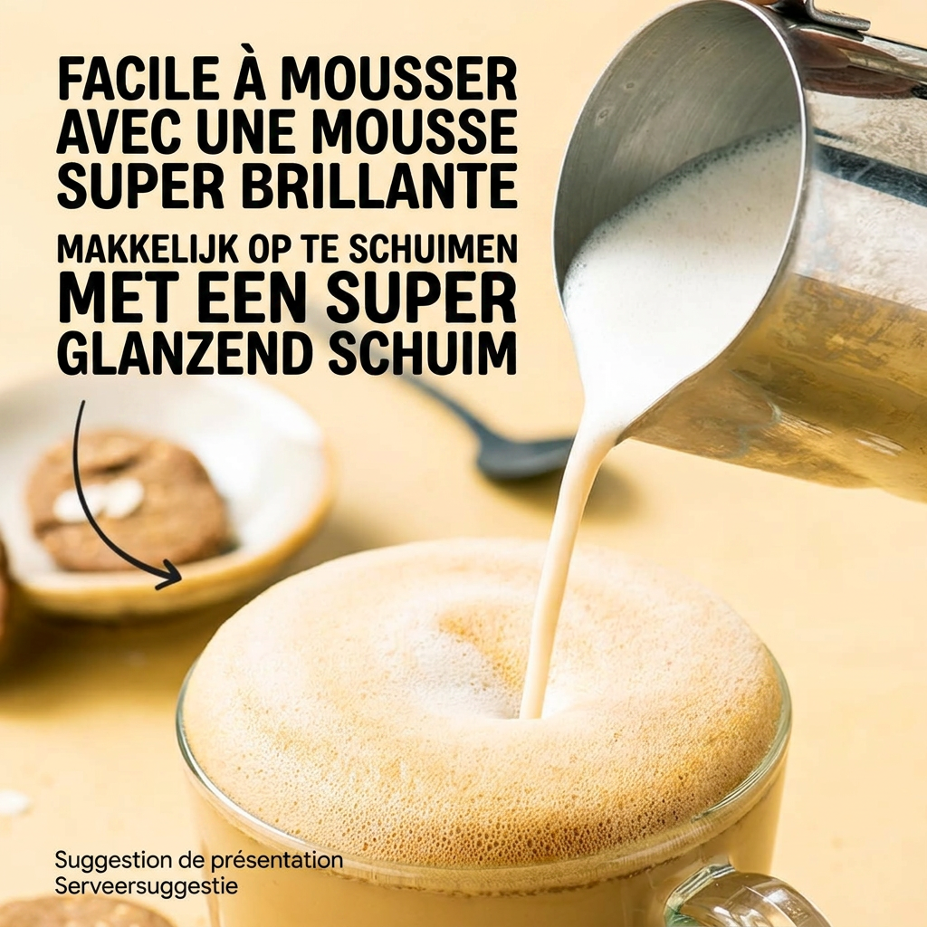 ALPRO Barista Haver Glutenvrij Plantaardige Drank Professioneel Perfect voor Koffie Lactosevrij 8x1L