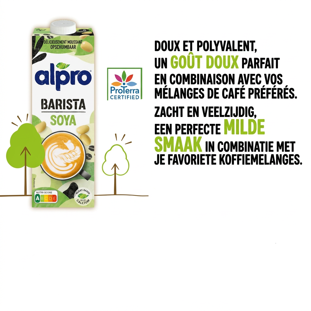 Alpro Barista Soja Pro (B2B PACK) 25 x 8 x 1 L