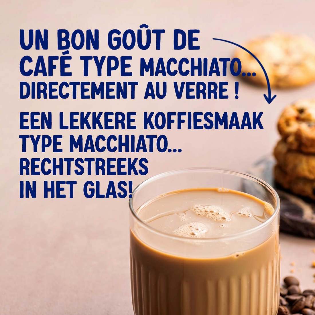 ALPRO Macchiato – Plantaardige sojadrink met koffiesmaak – Rijk aan eiwitten – Lactosevrij – 4 x 1 L
