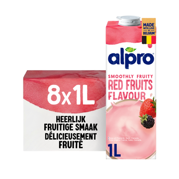ALPRO DRINK Soja Rode Vruchten 8 x 1L