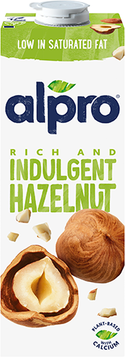 ALPRO Hazelnootdrink – Plantaardige drank op basis van hazelnoten – Bron van calcium en vitaminen – 8 x 1L